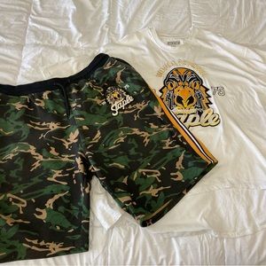 Men's Outfit - Shorts & Tee, Size 3XL, Streetwear STAPLE Brand